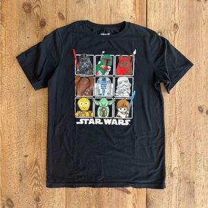 Star Wars Iconic Characters Black Tee